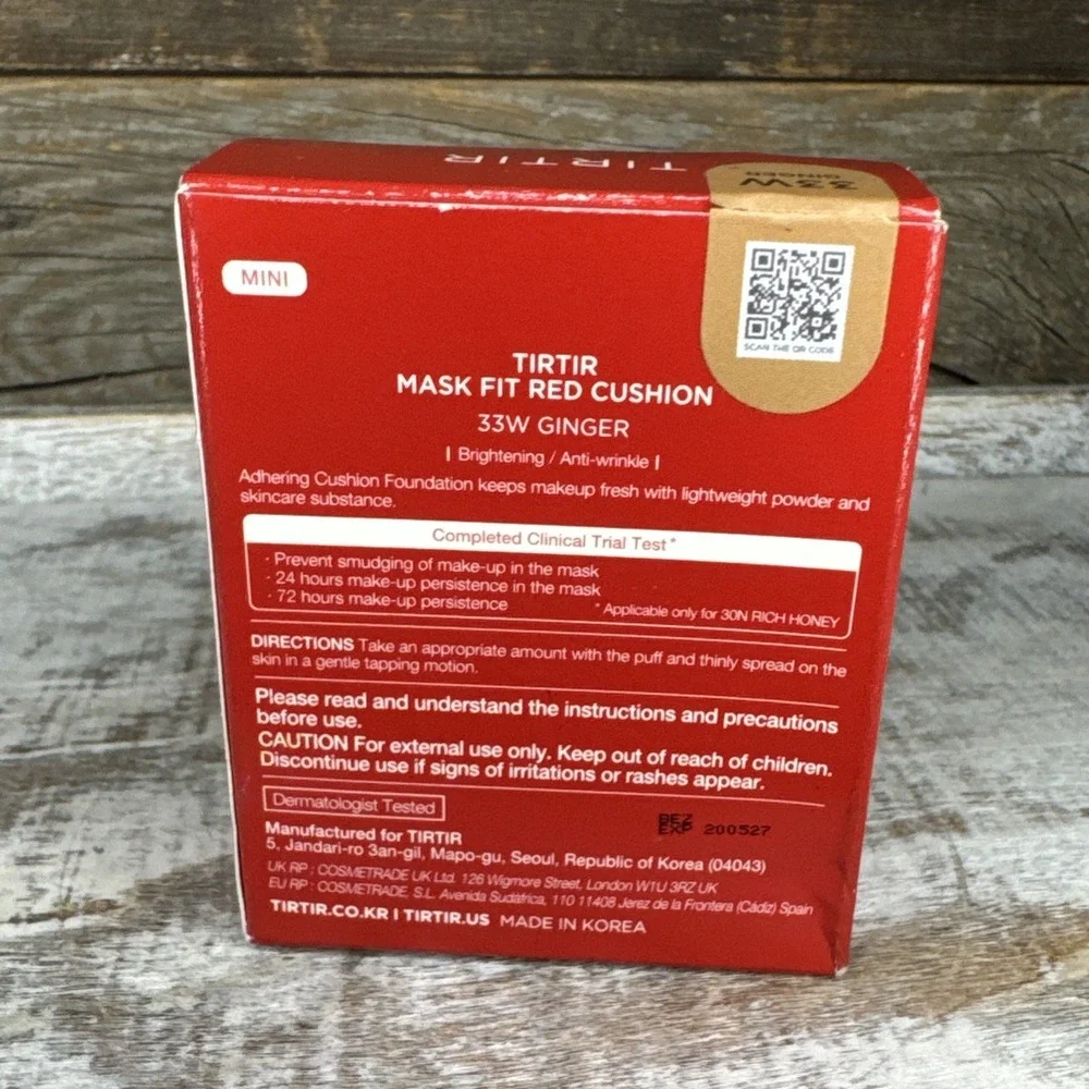 TIRTIR Mask Fit Red Cushion Foundation Mini 4.5 g‎ Ginger | MSRP = $15